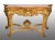 Wood 19th Century Neapolitan Console in Golden and Carved Wood with Red Marble Top from Luigi Filippo For Sale - Image 7 of 8