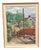 P. Agne, Village, 1950s, Oil on Canvas, Framed For Sale