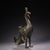 Early 20th Century Bronze Peacock Sculpture – 13.4" Archaic Style Bird Figure For Sale - Image 4 of 10