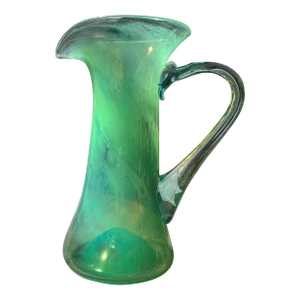 Late 20th Century Vintage Hand Blown Pitcher by Kerry Glass Ireland