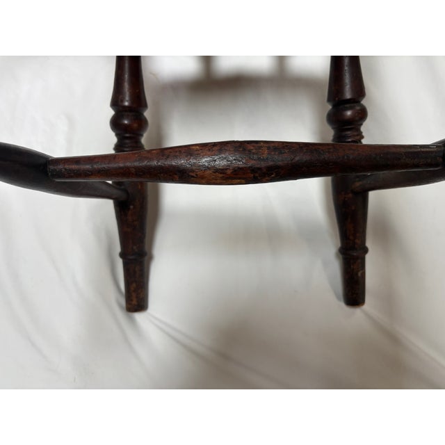 English Elm Child's Windsor Chair, 19th Century For Sale - Image 4 of 15