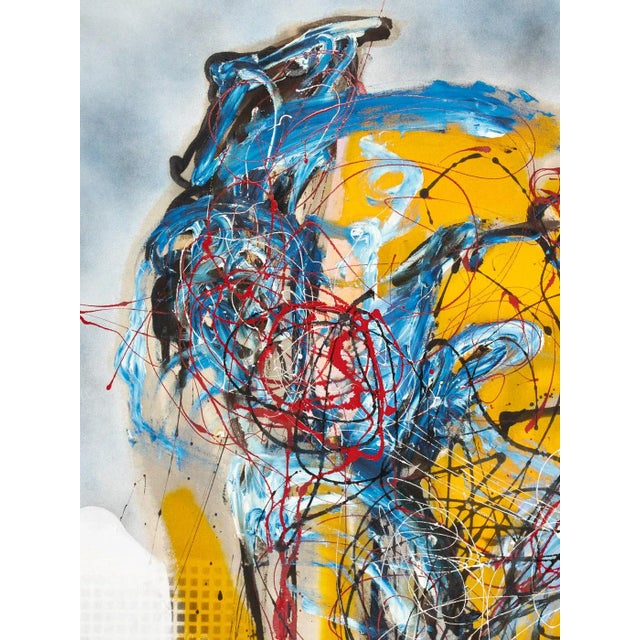 Ideas, Mixed Media on Canvas For Sale - Image 6 of 9