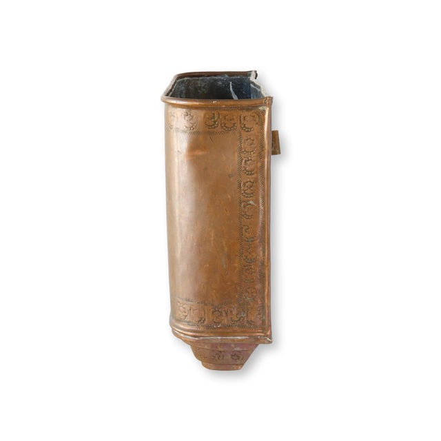 Antique 19th-Century French Copper Two Piece Lavabo Fountain For Sale - Image 9 of 12