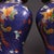 Chinese Pair of Vintage Chinese Blue Cloisonné "Dragon & Phoenix" Covered Jars For Sale - Image 3 of 10