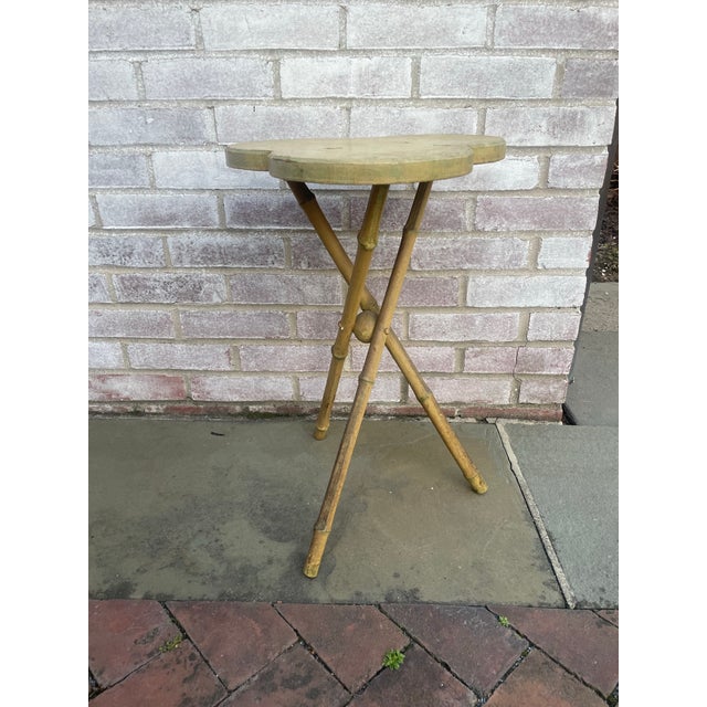 Vintage Trefoil Top Table For Sale - Image 4 of 8