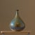 Mid-Century Modern Studio Pottery Teardrop Bottle Vase Signed Ms 17 For Sale - Image 4 of 10
