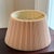 Beige Mid-20th Century Gathered Knife Pleated Stiffel Lamp Shade For Sale - Image 8 of 12