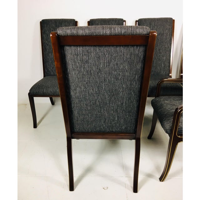 1970s Vintage Baker Furniture Company Dining Room Chairs Set of 6. Chairish