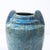 Art Deco Skyscraper Style Speckled Organic Blue Ceramic Vase Signed Pierrefonds For Sale In New York - Image 6 of 13