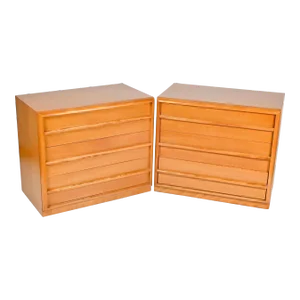 Pair of T. H. Robsjohn-Gibbings for Widdicomb Bedside Tables / Chests