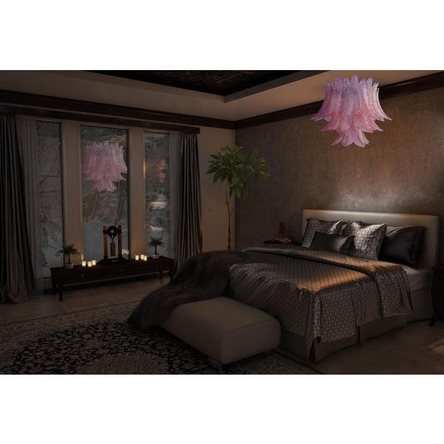 Italian Murano Felci Glass Chandeliers, 1980s, Set of 2 For Sale - Image 14 of 18