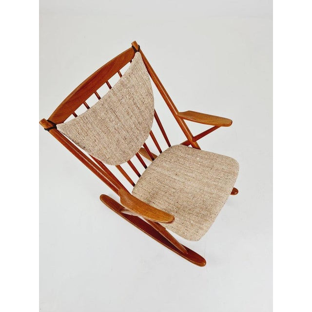 Danish Teak Rocking Chair by Frank Reenskaug for Bramin, 1960s For Sale - Image 16 of 18