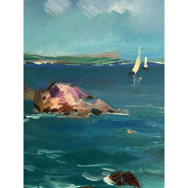 Oil Painting Sea Lighthouse Yuriy Suprunchuk For Sale - Image 9 of 11