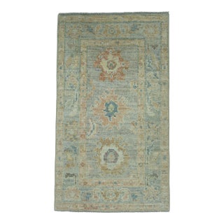 Turkish Oushak Rug 1'10" x 3'3" #17308 For Sale
