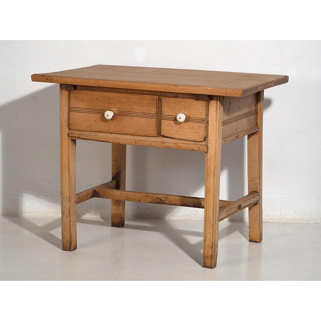 Oak Kitchen Table, 1920s For Sale - Image 12 of 15