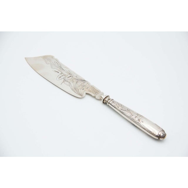 Silver Fish Knife with Reliefs For Sale - Image 5 of 5
