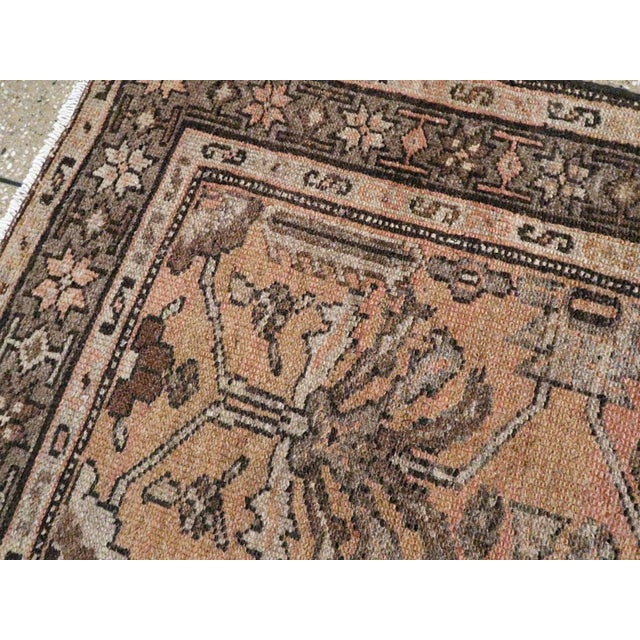 Mid 20th Century Galerie Shabab Collection Mid-20th Century Persian Malayer Rug For Sale - Image 5 of 6