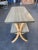 Mid-Century Modern Restored "Hour Glass" Two-Tier Rattan Side Table For Sale - Image 3 of 9