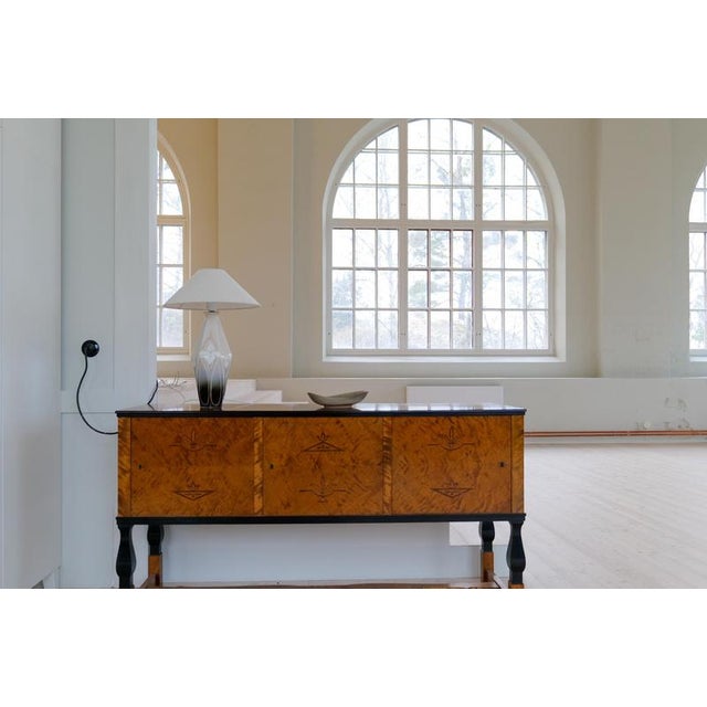 Art Nouveau Ceramic Table Lamp from Rörstrand Sweden, 1900s For Sale - Image 3 of 16