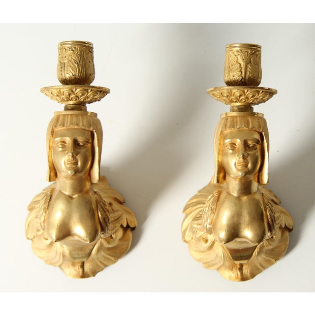 French Empire Ormolu Wall Sconces, 1820s, Set of 2 For Sale - Image 10 of 18