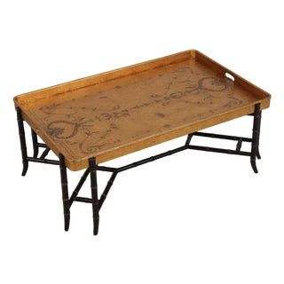 Ej Victor Neoclassical Large Tray Top Coffee Table For Sale