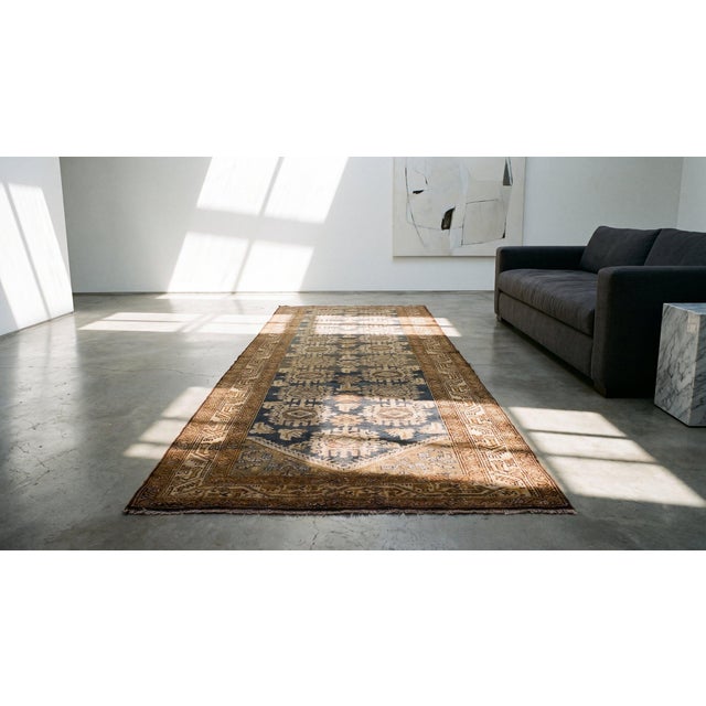 Early 20th Century Persian Malayer Carpet ( 3' x 16'6" - 92 x 503 ) For Sale In New York - Image 6 of 8