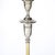 Metal Classical Hollywood Regency Silvered Bronze Torchiere For Sale - Image 7 of 12