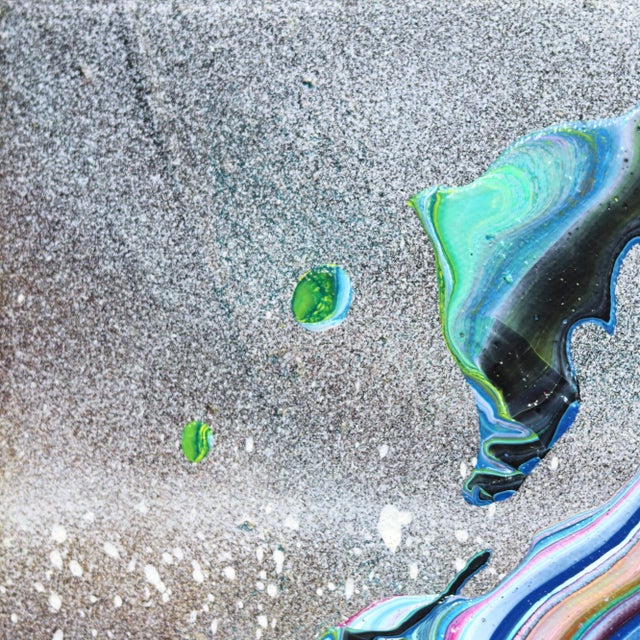 Capturing movement in acrylic and spray paint, Armen Ges experiments with optical illusions and perspective in his...