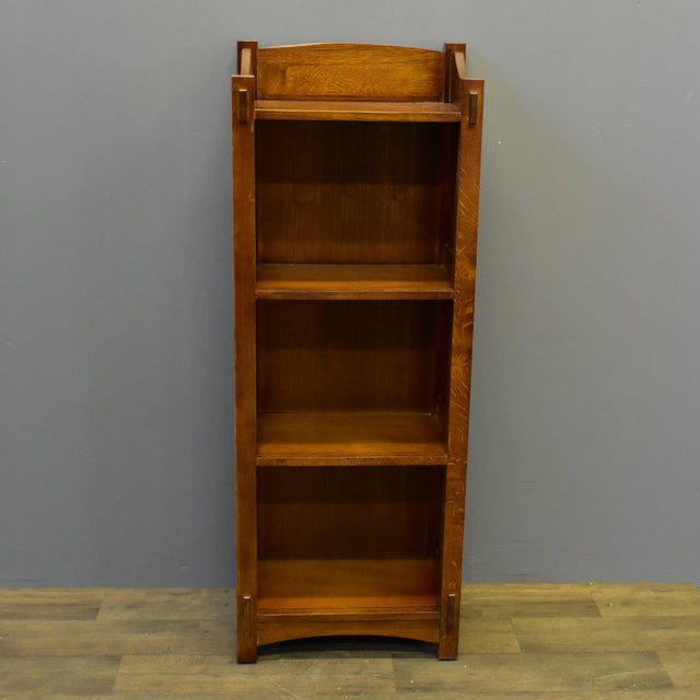 Mission / Arts and Crafts Style Open Bookcase -Michael's Cherry Stain For Sale - Image 15 of 15