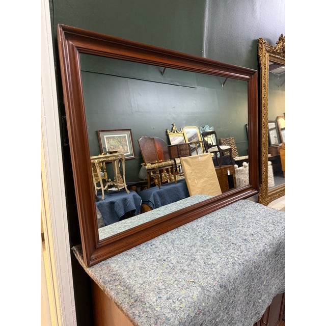 Beautiful mahogany Henkel Harris wall mirror