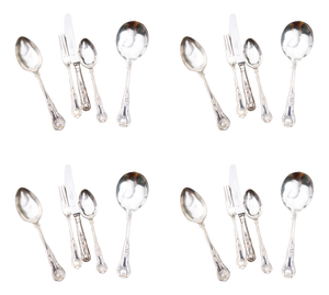 English Starter Cutlery Service for Six People from Smith Seymour Ltd., 1960s, Set of 20