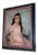 1920s "Portrait of a Girl in Pink" Oil Painting, Framed For Sale