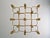 Large Geometric Brass Chandelier by Gaetano Sciolari for Boulanger, 1970s For Sale - Image 10 of 18
