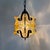 Brutalist Glass and Iron Hanging Lamp, 1970s For Sale - Image 4 of 17