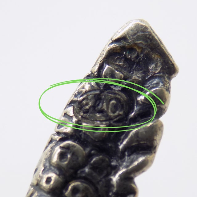 Vintage Italian Handmade Genuine Silver Alligator Figurine, 1970s For Sale - Image 9 of 13