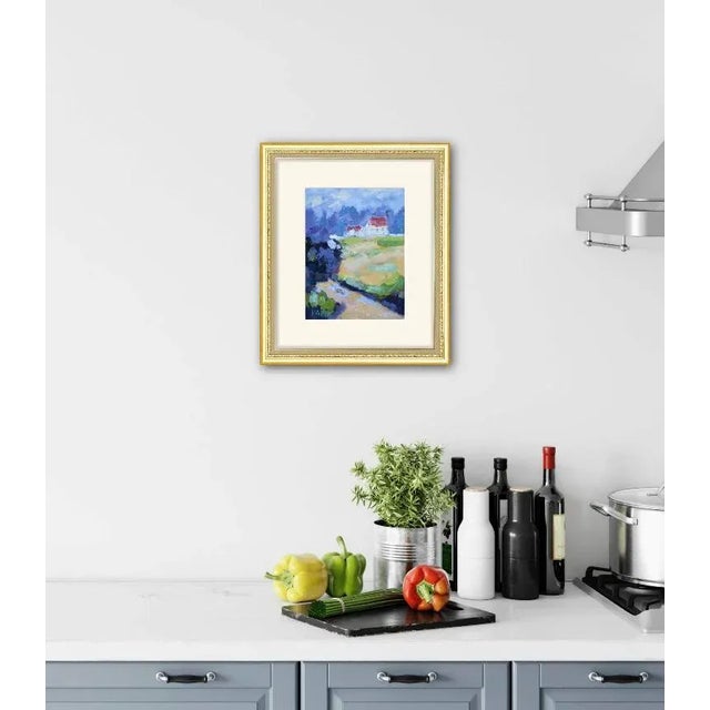 Contemporary Impressionist Oil Painting, Pacific Grove For Sale - Image 10 of 12