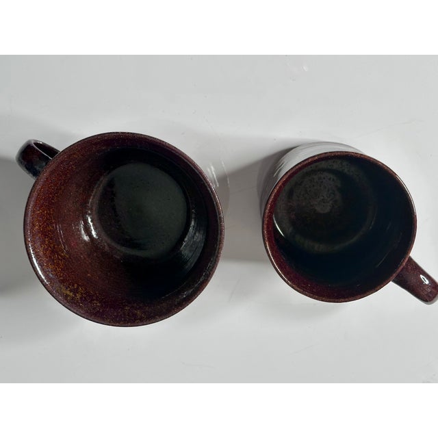 Ceramic Studio Ceramic Mugs by Helma Klett, Germany, 1980s, Set of 2 For Sale - Image 7 of 9