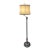 Vintage 1930s Art Deco Cast Brass and Blue Enamel Bridge Swing-Arm Floor Lamp For Sale