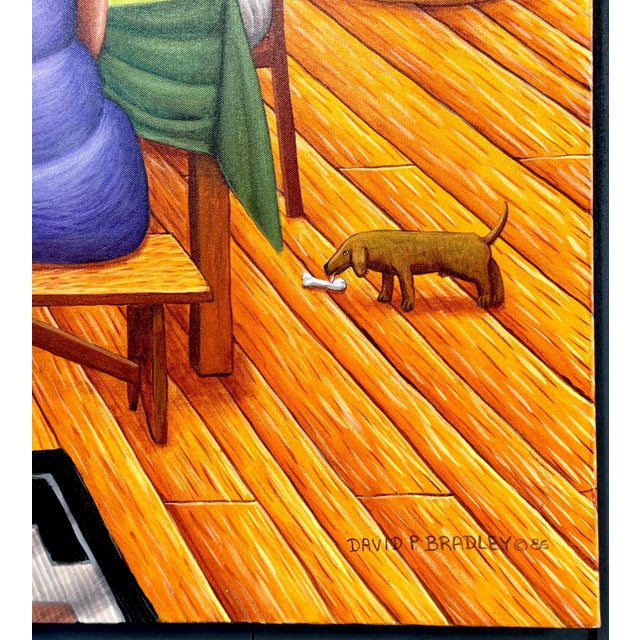 Monumental David P. Bradley - Feast Day Painting For Sale - Image 10 of 18