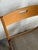 Set of 3 Vintage Danish Modern Dining Chairs in Beech With Textured Upholstery For Sale - Image 9 of 10