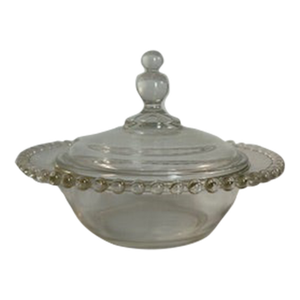 Vintage Candlewick Crystal by Imperial - Bowl With Lid