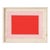 Bright Red & Pink Modern Abstract Art Print, 30 X 38 Print in Wood Frame For Sale