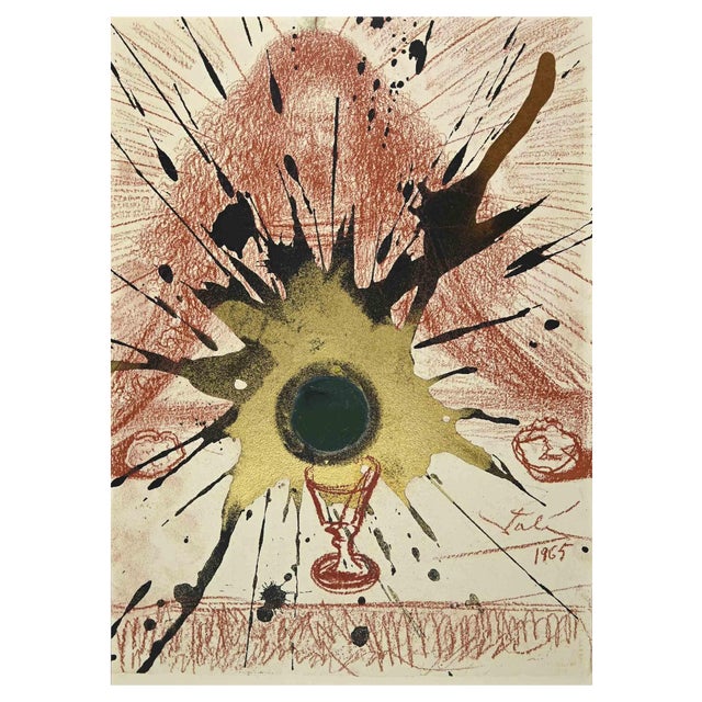 Salvador Dalí, The Blood of the New Covenant, Lithograph, 1964 For Sale