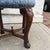 Italian Baroque Walnut Stool with Fortuny Upholstery For Sale - Image 10 of 10