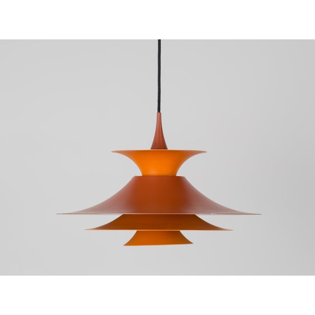 Vintage Aluminum Radius Pendant Lamp by Erik Balslev for Fog and Mørup, 1977 For Sale - Image 16 of 16