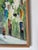 Blue Vintage European Street Scene Oil on Canvas – Framed For Sale - Image 8 of 11