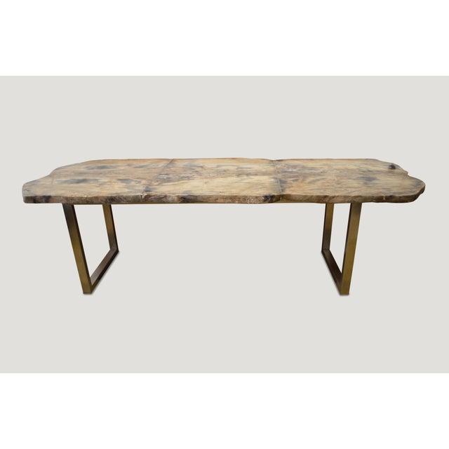 Andrianna Shamaris Petrified Wood Table For Sale - Image 18 of 18