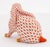 Herend Herend Fishnet Porcelain Rabbit Figurines, 2 For Sale - Image 4 of 12