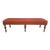 Houndstooth Fabric Upholstered Bench For Sale
