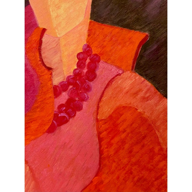 2020s “Poppy” Oil Painting on Canvas by Nancy Vignola For Sale - Image 5 of 8